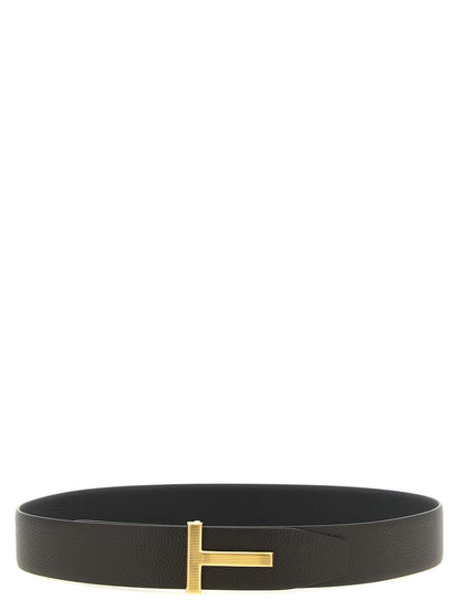 Belt by Tom Ford for men in calfskin & brass black, brown, gold & multicolor features an distinguished design, perfectly showcasing the sophisticated craftsmanship of this distinguished Icon Calfskin & Brass Belt.