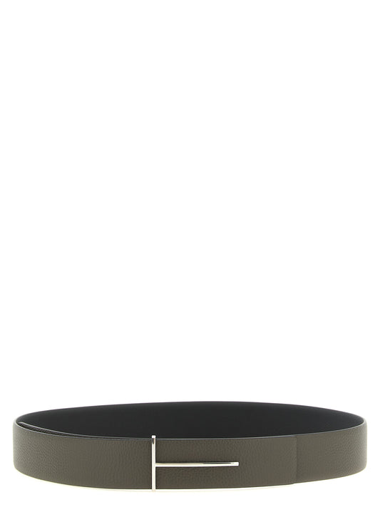 Belt by Tom Ford for men in bos taurus calfskin leather & palladium black, gray, multicolor & palladium features an distinguished design, perfectly showcasing the sophisticated craftsmanship of this distinguished Icon Bos Taurus Calfskin Leather & Palladium Belt.