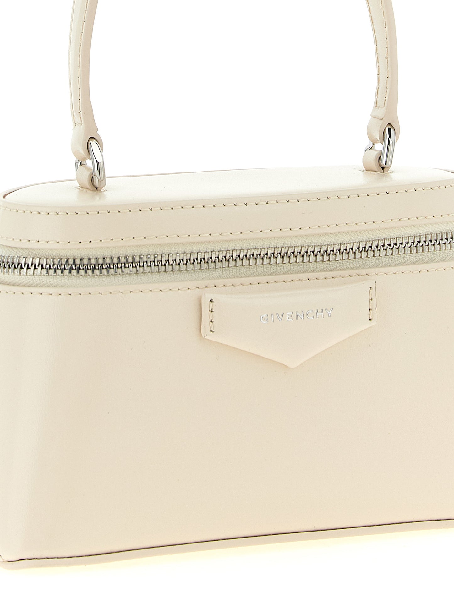 Givenchy Antigona Nappa Leather Crossbody Box Handbag - White