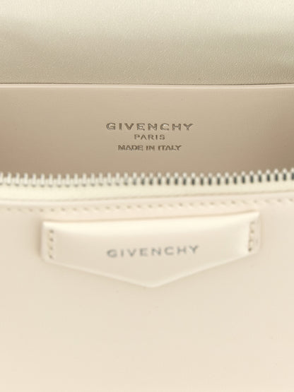 Givenchy Antigona Nappa Leather Crossbody Box Handbag - White