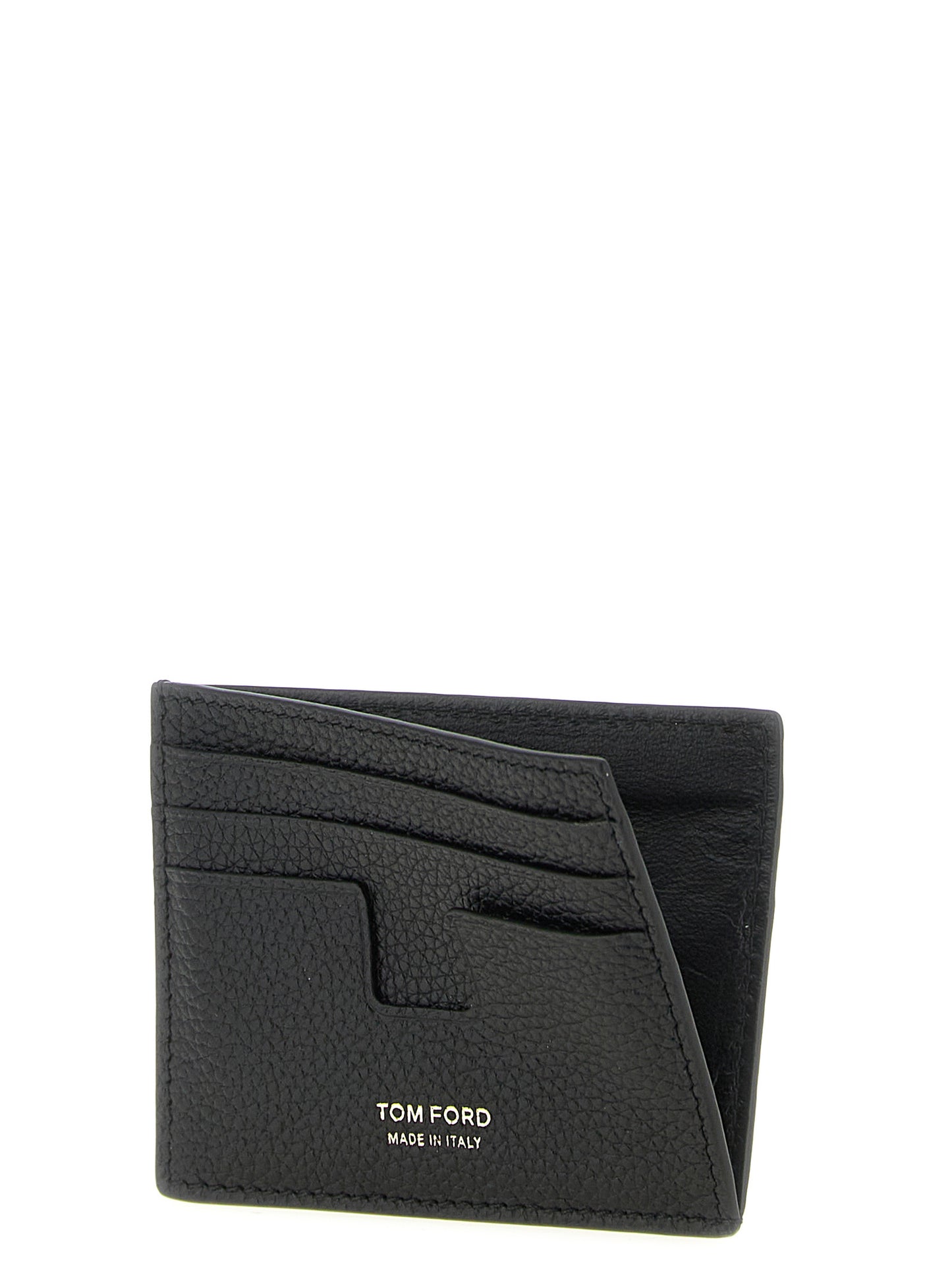 Cardholder Card Case by Tom Ford for men in bos taurus suede calfskin leather black, floral, signature & print features a refined silhouette, showcasing the elegant lines of the T Line Bos Taurus Suede Calfskin Leather Cardholder Card Case alongside premium card-organization for a refined finish.