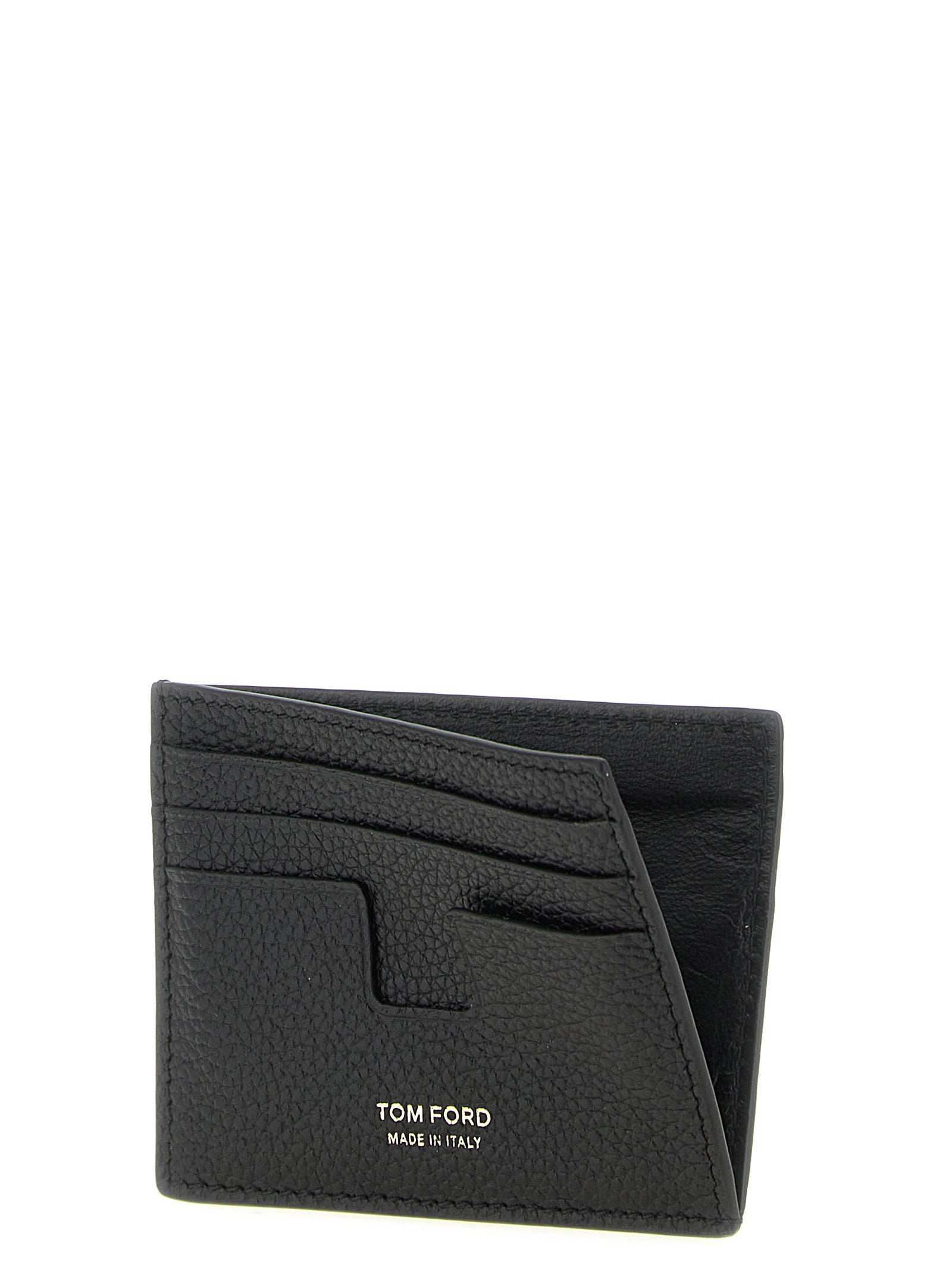 Cardholder Card Case by Tom Ford for men in bos taurus suede calfskin leather black, floral, signature & print features a refined silhouette, showcasing the elegant lines of the T Line Bos Taurus Suede Calfskin Leather Cardholder Card Case alongside premium card-organization for a refined finish.