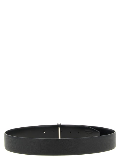 Belt by Tom Ford for men in palladium brass & calf leather black & palladium features an distinguished design, perfectly showcasing the sophisticated craftsmanship of this distinguished Icon Palladium Brass & Calf Leather Belt.