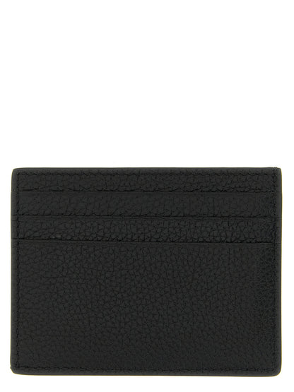 Cardholder Card Case by Tom Ford for men in calfskin leather black, floral & print features an dynamic silhouette from the T Line Calfskin Leather Cardholder Card Case collection, highlighting dynamic card-organization compact-design for a premium and sophisticated look.