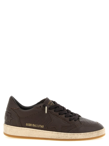 Golden Goose Star The Blend Men's Low Top Cowhide Leather Sneakers - Brown