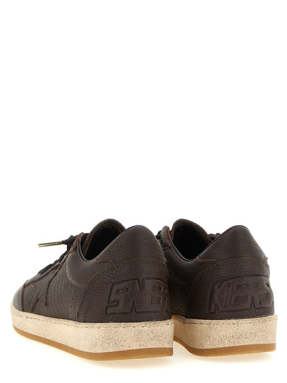 Golden Goose Star The Blend Men's Low Top Cowhide Leather Sneakers - Brown