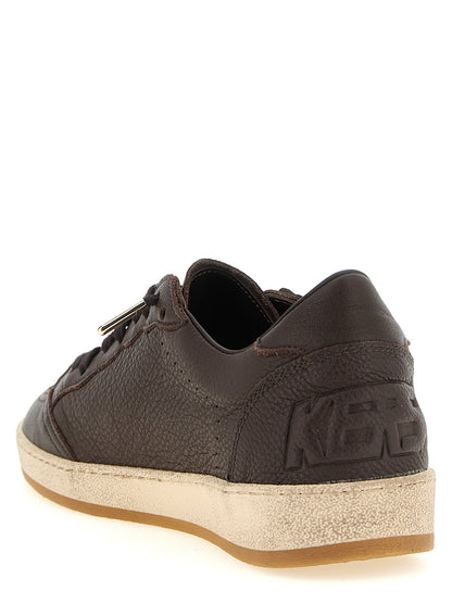 Golden Goose Star The Blend Men's Low Top Cowhide Leather Sneakers - Brown