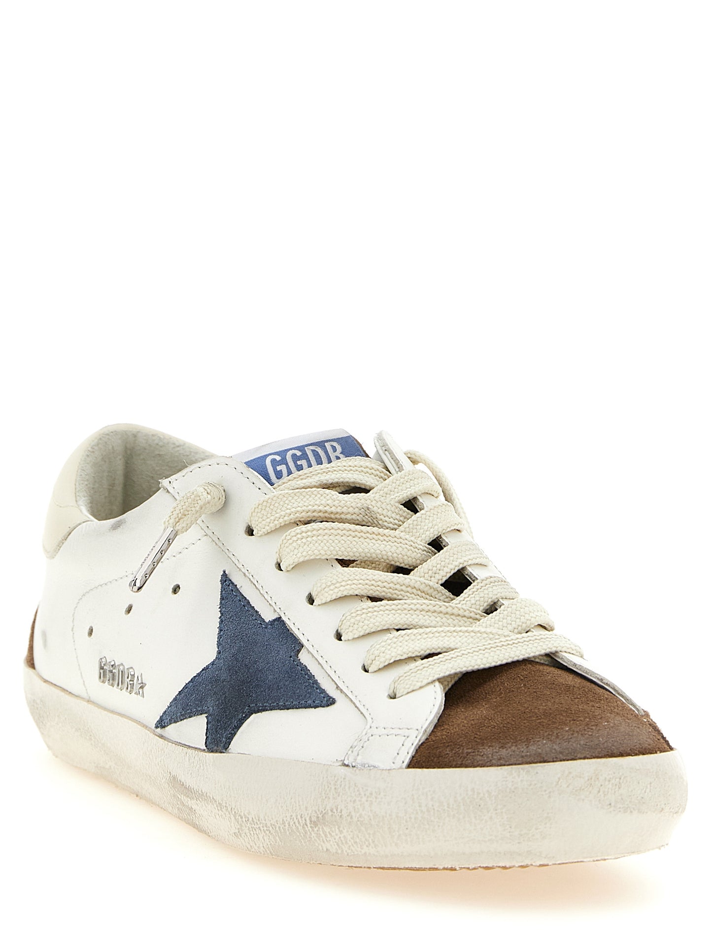 Sneakers by Golden Goose for men in suede cowhide leather multicolor presents a sumptuous silhouette, artfully capturing the essence of the Star Men's Fashion Suede Cowhide Leather Sneakers with its sumptuous fashion style design.