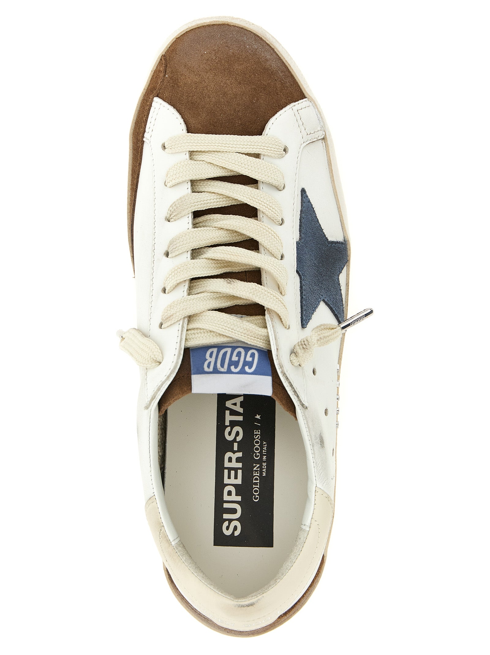 Sneakers by Golden Goose for men in suede cowhide leather multicolor features a chic design, perfectly showcasing the chic fashion style of this Star Men's Fashion Suede Cowhide Leather Sneakers.