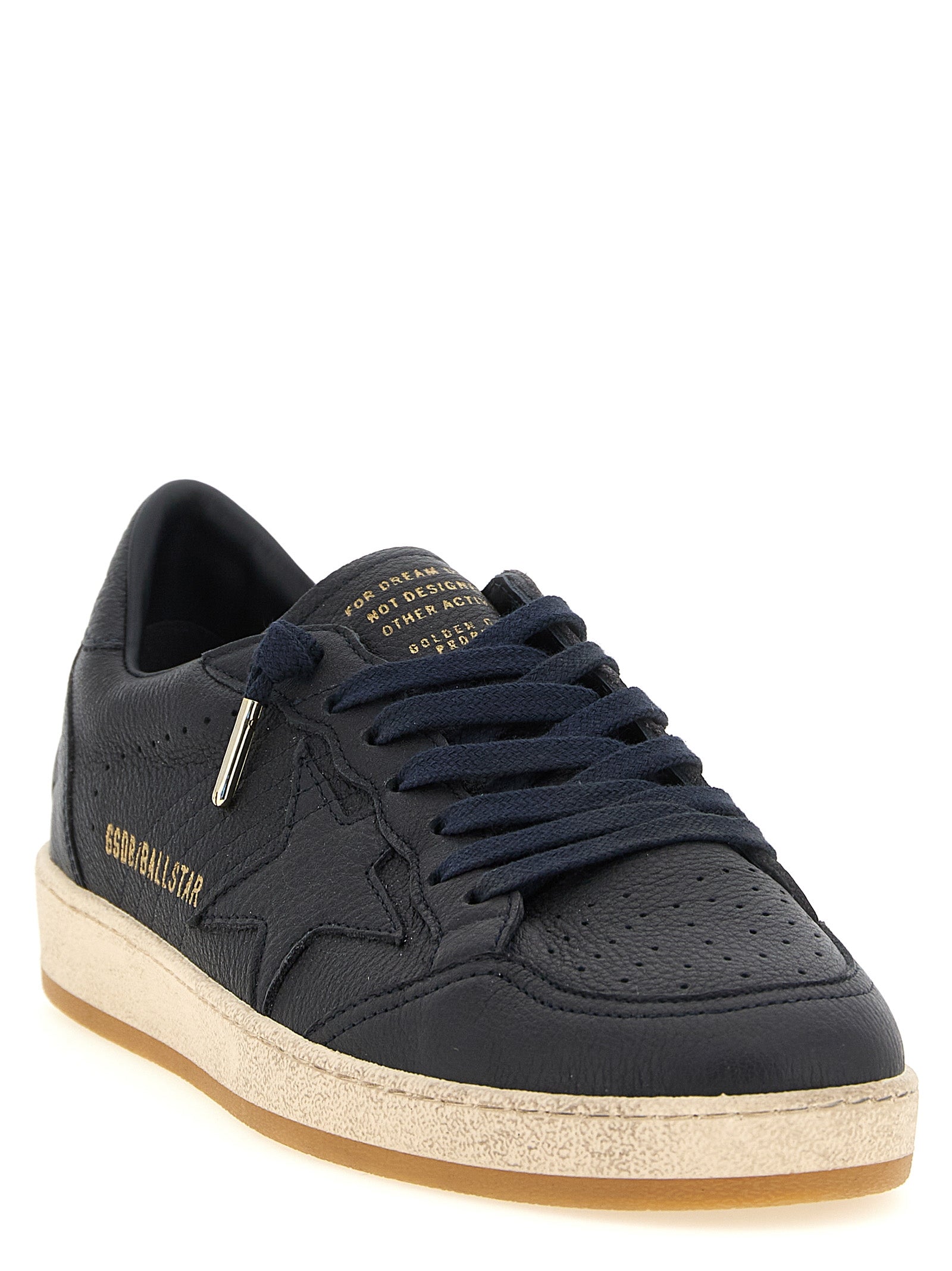 Sneakers by Golden Goose for men in cowhide leather blue features an timeless silhouette from the Star Men's Low Top Cowhide Leather Sneakers collection, showcasing a signature low-top style with an timeless finish.