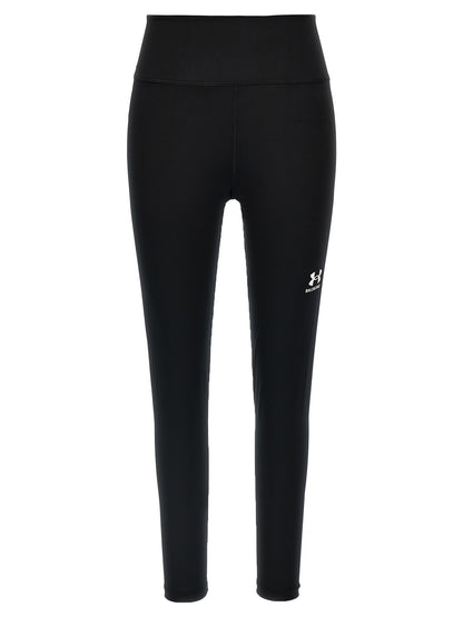 Activewear Leggings by Balenciaga for women in stretch polyester black & print features an ergonomic leggings with , highlighting a ergonomic and long for a premium, high-performance look.