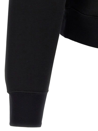 Sweatshirt by Mackage for men in cotton polyester & silicone black showcases a slouchy chic silhouette, artfully detailed with a slouchy chic and for a slouchy chic finish.