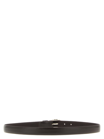 Belt by ZERBINI CLAUDIO for men in leather & metal brown features an artisanal finish, elegantly showcasing the signature style and artisanal craftsmanship of the Leather & Metal Belt design.