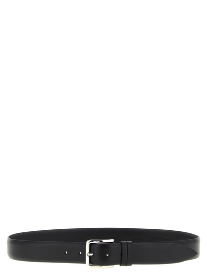Belt by ZERBINI CLAUDIO for men in leather & metal black features an distinguished design, perfectly showcasing the sophisticated craftsmanship of this distinguished Leather & Metal Belt.