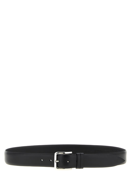 Belt by ZERBINI CLAUDIO for men in leather & metal black features an distinguished design, perfectly showcasing the sophisticated craftsmanship of this distinguished Leather & Metal Belt.