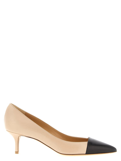 This Mid-Heel Pumps Heels by Francesco Russo for women in nappa goatskin leather multicolor & pink presents a effortlessly chic silhouette from the Women's Nappa Goatskin Leather Mid-Heel Pumps Heels collection, featuring a effortlessly chic mid-heel and effortlessly chic pointed toe style.