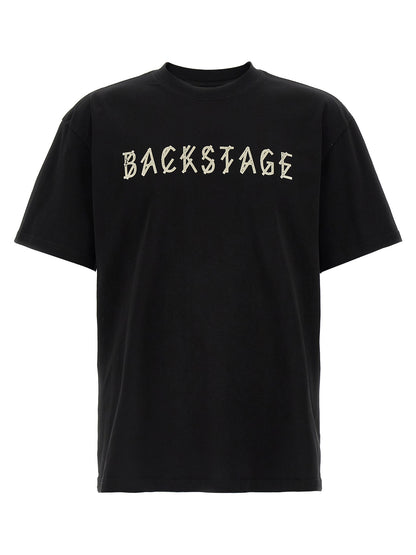 T-Shirt by 44 Label Group for men in cotton black & print showcases a unassuming silhouette, artfully detailed with a refined crew neckline and unassuming short-sleeve for a sophisticated, contemporary look.
