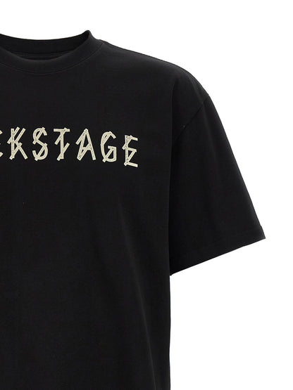 T-Shirt by 44 Label Group for men in cotton black & print features an edgy silhouette, meticulously detailed with a sophisticated and crew neckline for a truly edgy finish.