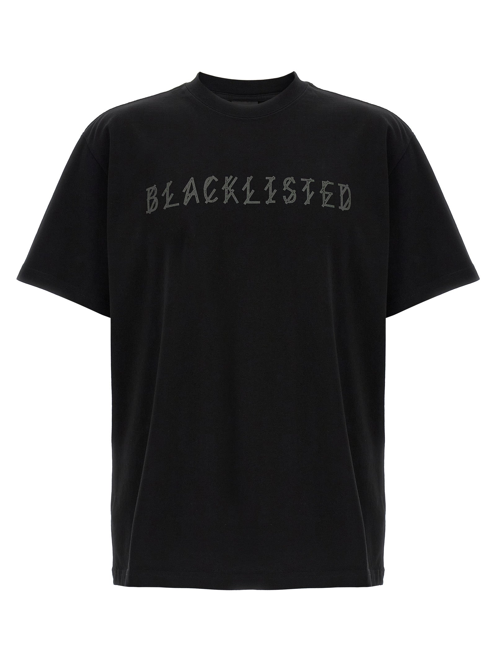 T-Shirt by 44 Label Group for men in cotton black & print features a plush silhouette, showcasing a sophisticated crew neckline and for a truly plush finish.