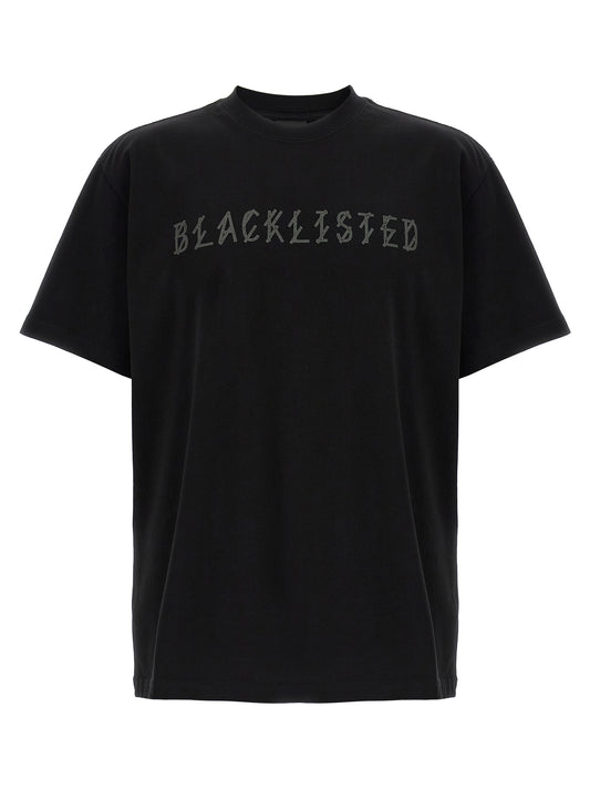 T-Shirt by 44 Label Group for men in cotton black & print features a plush silhouette, showcasing a sophisticated crew neckline and for a truly plush finish.