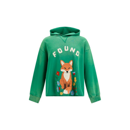 Sweatshirt Hoodie by FOUND for men in cotton terry cloth bicolour features a edgy silhouette, detailed with a edgy hooded neckline and for a refined finish.