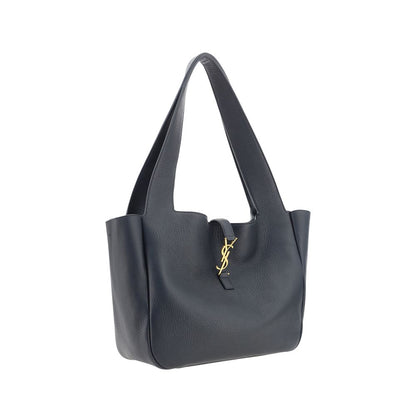 Shoulder Flap Bag by Saint Laurent for women in polyurethane bos taurus calf & deerskin leather black features a distinguished silhouette, showcasing a secure flap and distinguished single-compartment with versatile shoulder-strap for a distinguished finish.