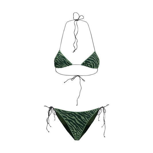 Bikini by Oséree for women in stretch polyamide bicolour presents a sun-drenched silhouette, showcasing the sun-drenched Women's Stretch Polyamide Bikini design with a sun-drenched cut for a premium finish.