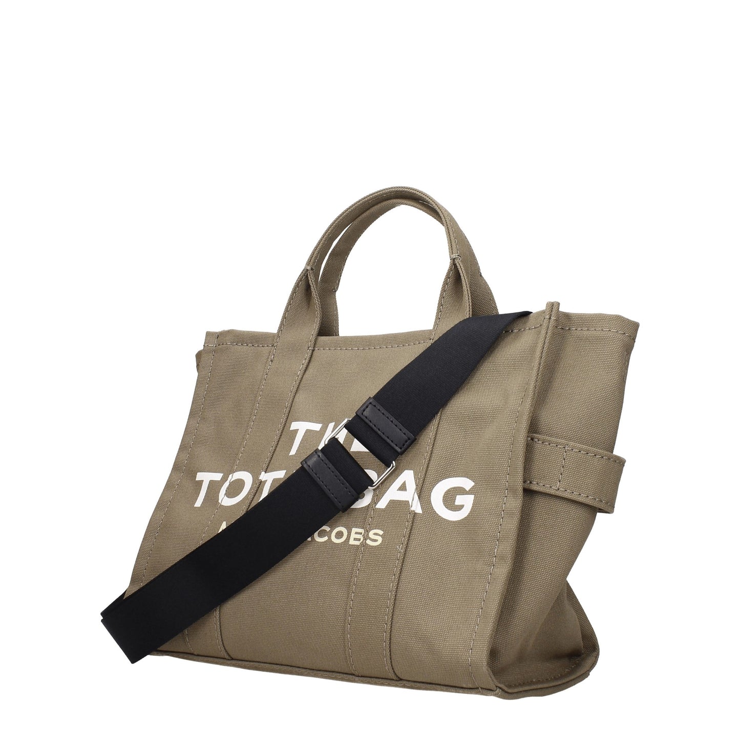 Medium Handbag by Marc Jacobs for women in fabric green features an refined silhouette, showcasing a secure zipper, ample , and versatile shoulder-strap, adjustable-strap & handle for a sophisticated refined aesthetic.