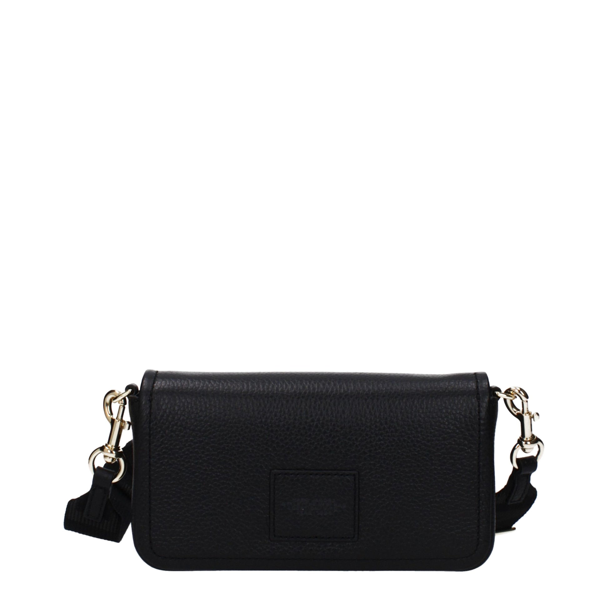 Mini Crossbody Handbag by Marc Jacobs for women in leather black features a versatile chic silhouette, meticulously detailed with a secure magnetic, ample built-in-compartments & cardholder, and versatile crossbody-strap, shoulder-strap & adjustable-strap.