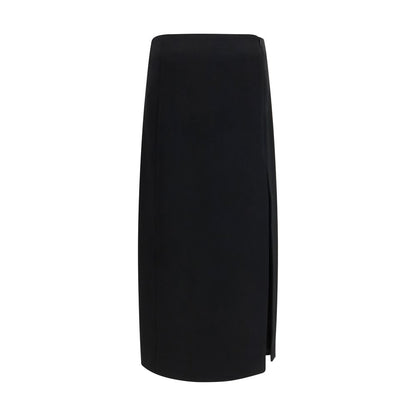 Skirt by Khaite for women in polyester & cetate black features a captivating silhouette, showcasing the captivating Japanese Women's Polyester & cetate Long Skirt design with a sophisticated long for a captivating look.