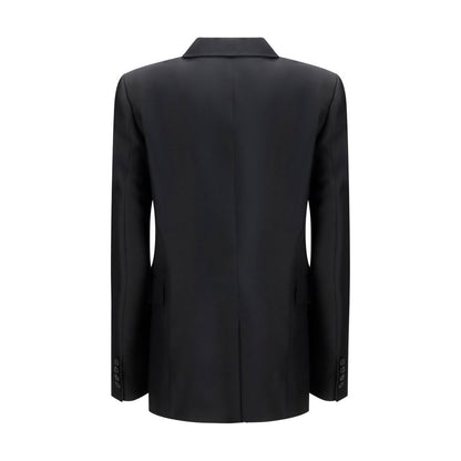 Khaite Black Wool Oves Aries Blazer