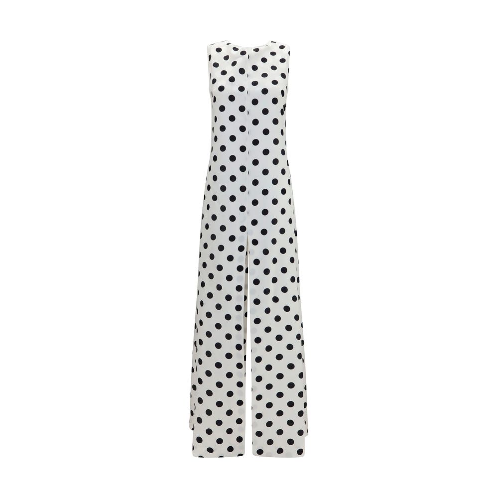 Dress by SA SU PHI for women in silk black, white & patterned features an eye catching silhouette with a sophisticated , elegant sleeveless, and a refined maxi long for a eye catching aesthetic.