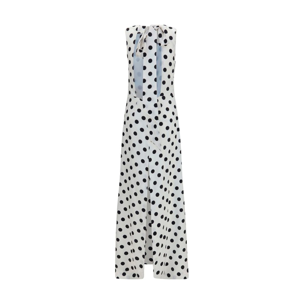 Dress by SA SU PHI for women in silk black, white & patterned features an magnificent silhouette, artfully detailed with a magnificent and that flows into an magnificent maxi long.