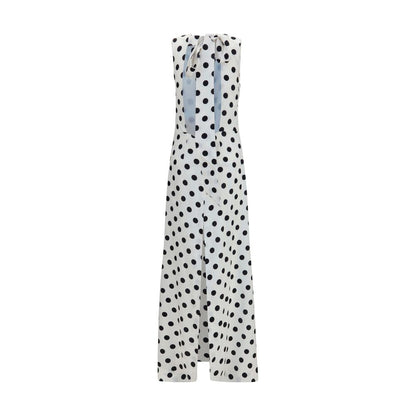 Dress by SA SU PHI for women in silk black, white & patterned features an magnificent silhouette, artfully detailed with a magnificent and that flows into an magnificent maxi long.