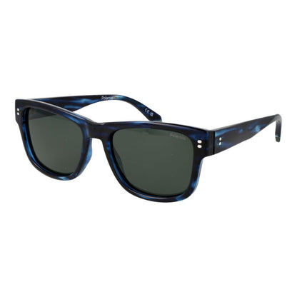 Polaroid Square Polarized Dark-Tint Polycarbonate Sunglasses - Blue