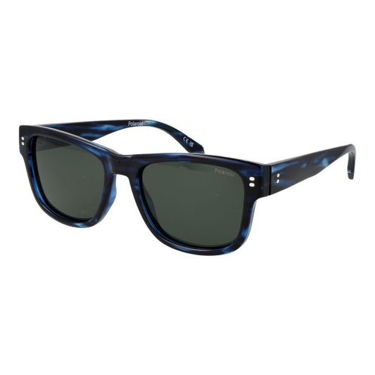 Polaroid Square Polarized Dark-Tint Polycarbonate Sunglasses - Blue
