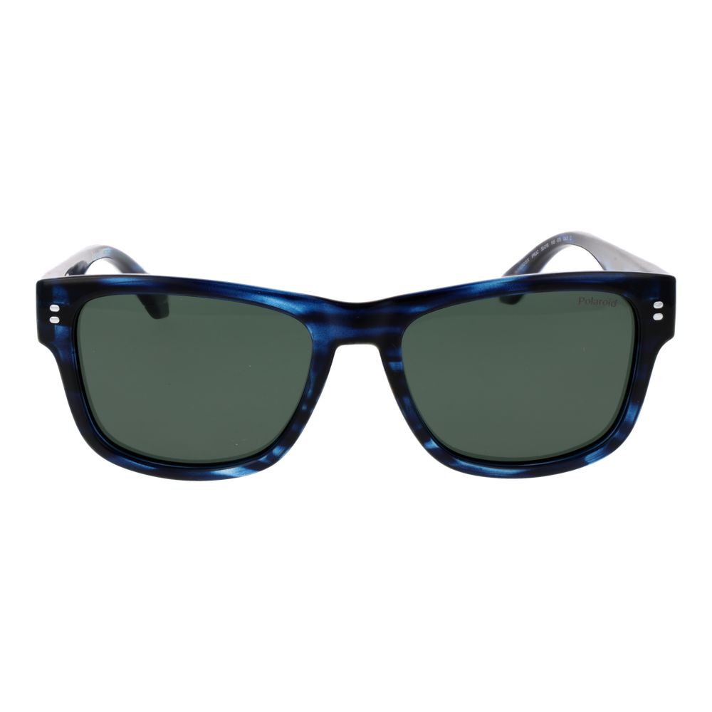 Polaroid Square Polarized Dark-Tint Polycarbonate Sunglasses - Blue