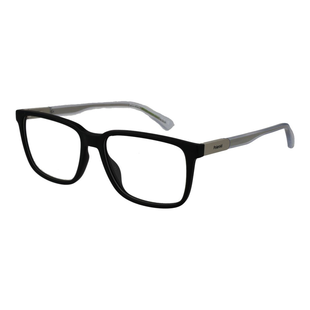 Eyeglasses Frames by Polaroid for men in and black showcases a refined silhouette, detailed with a black coloured frame finish and a sophisticated full-frame frame design.