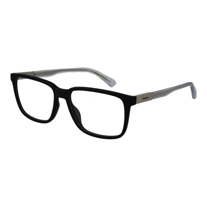 Eyeglasses Frames by Polaroid for men in and black showcases a refined silhouette, detailed with a black coloured frame finish and a sophisticated full-frame frame design.