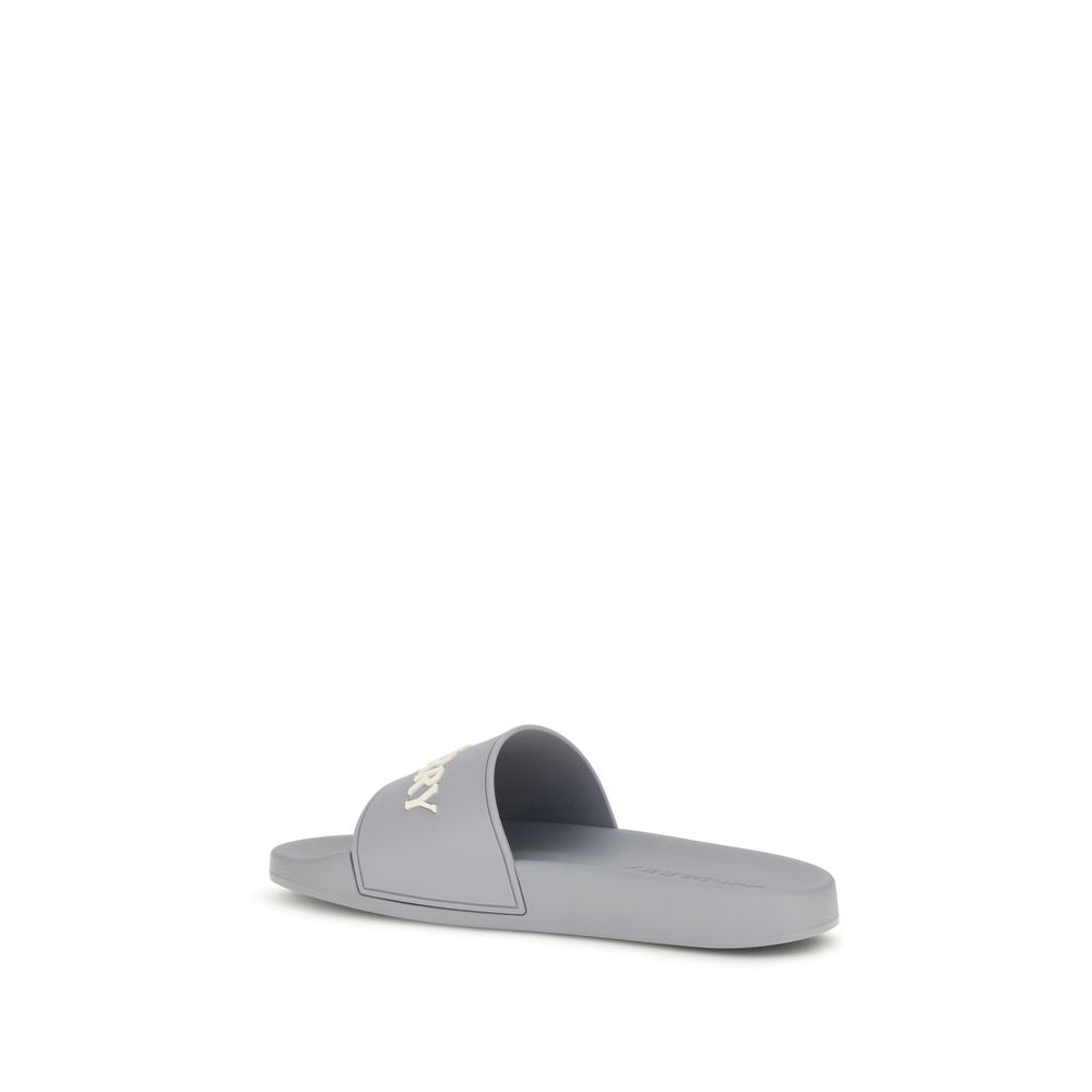Flat Shoes by Burberry for men in rubber gray showcases a timeless silhouette from the Men's Rubber Flat Shoes collection, featuring a timeless flat and for a timeless finish.