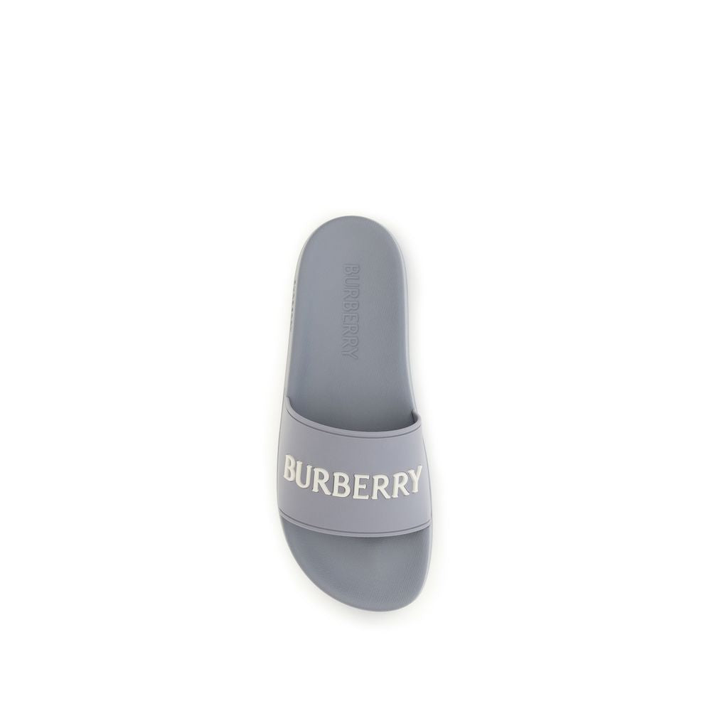 Flat Shoes by Burberry for men in rubber gray features an effortless chic silhouette, showcasing the Men's Rubber Flat Shoes design with an effortless chic flat and a for a effortless chic look.