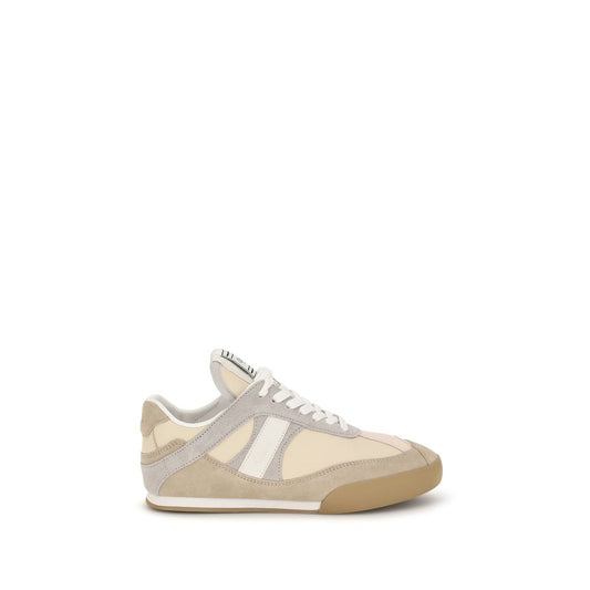 Athletic Sneakers by Chloé for women in bos taurus calf suede leather beige features an exquisite silhouette, showcasing the premium athletic style of the Women's Athletic Bos Taurus Calf Suede Leather Sneakers with an exquisite finish.