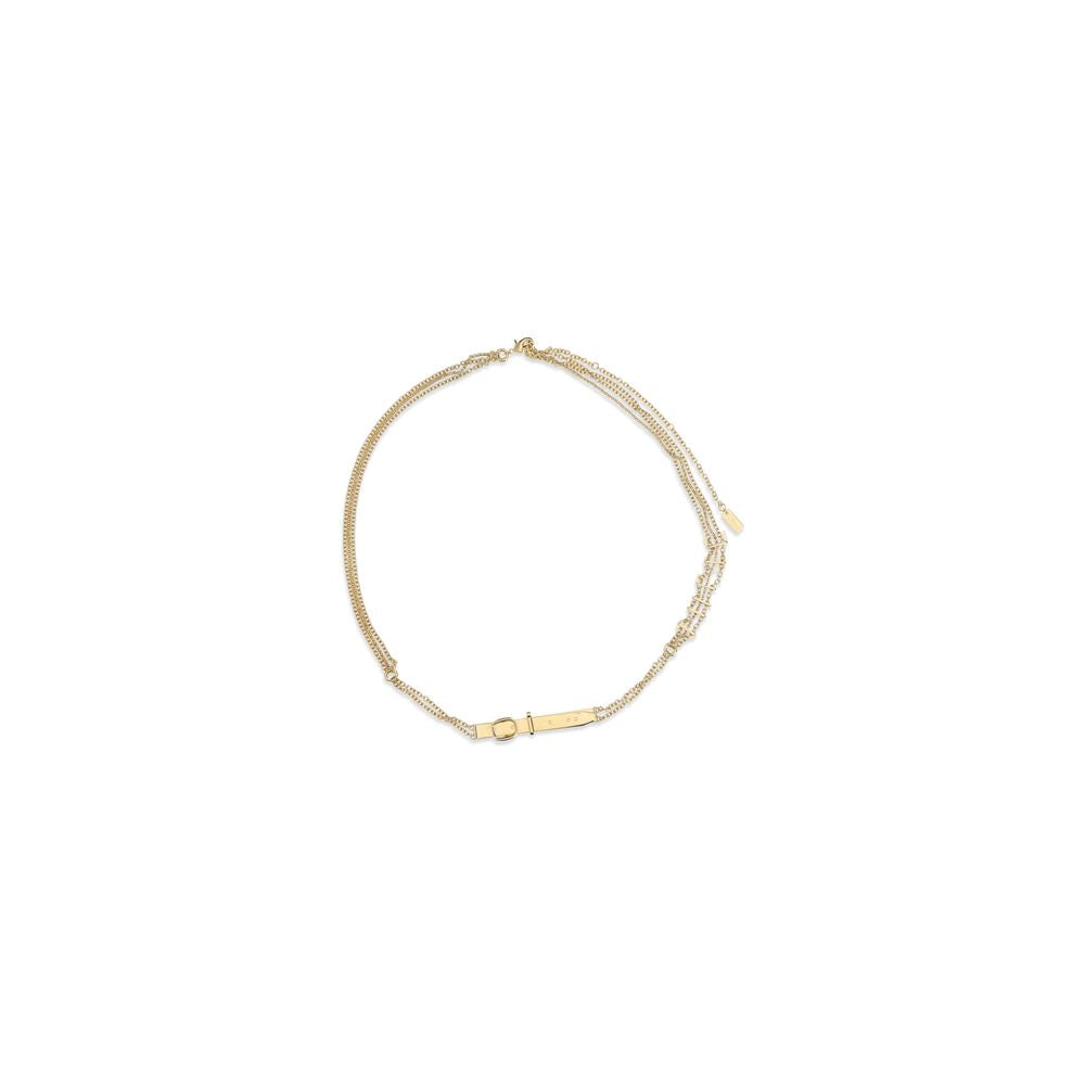 Belt by Chloé for women in brass gold features a artisanal-chic design, artfully capturing the essence of the Brass Belt with a artisanal-chic finish.