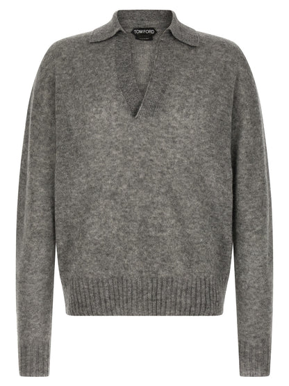 Tom Ford Men's Cashmere Silk Cardigan - Gray