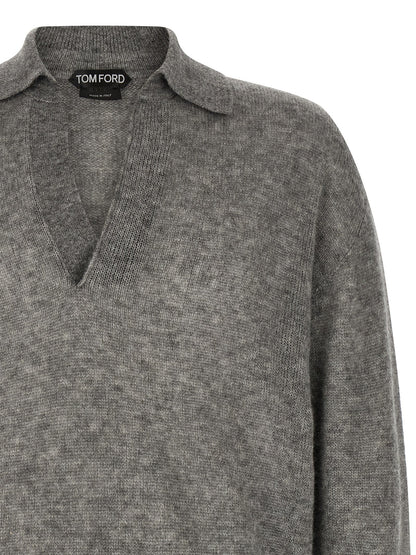 Tom Ford Men's Cashmere Silk Cardigan - Gray