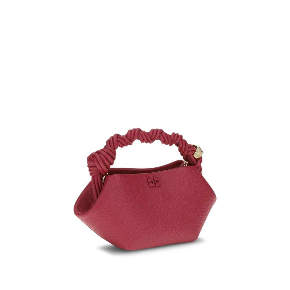 Crossbody Handbag by Ganni for women in polyester polyurethane tu grained leather multicolor features a signature silhouette, showcasing a secure magnetic and signature single-compartment & cardholder with versatile crossbody-strap, shoulder-strap, handle & adjustable-strap for a sophisticated look.