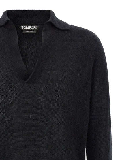 Tom Ford Men's Cashmere Silk Cardigan - Black