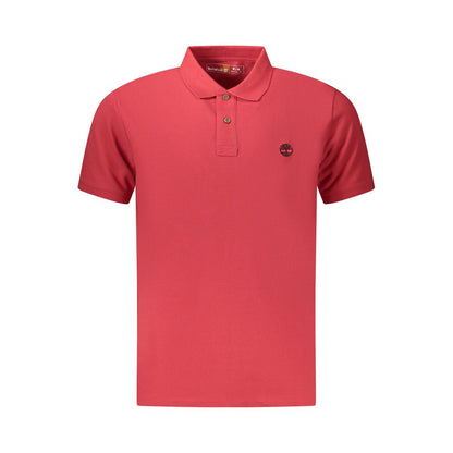 Timberland Men's Regular-Fit Cotton Polo Shirt - Red