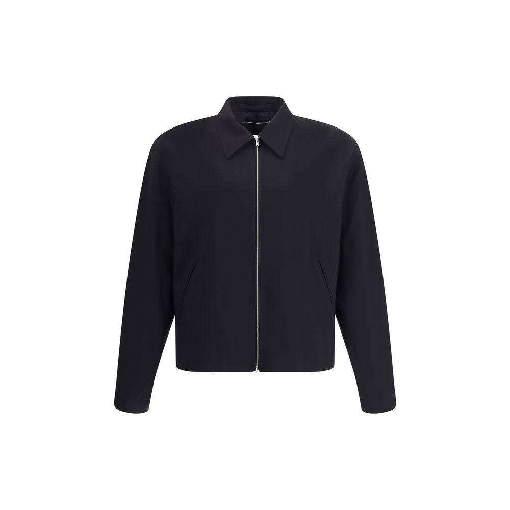 Jacket by Our Legacy for men in wool black showcases a contemporary silhouette, detailed with a contemporary and premium pockets for a sophisticated finish.