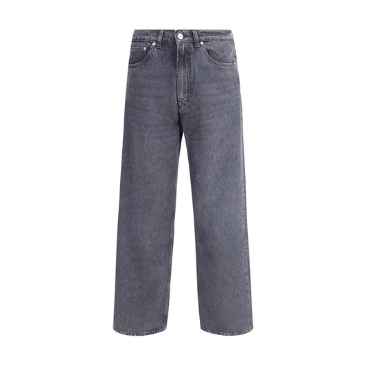 Jeans by Our Legacy for men in denim cotton black presents a tailored silhouette, showcasing a tailored relaxed-fit & regular-fit and long cut with a refined for a truly tailored aesthetic.